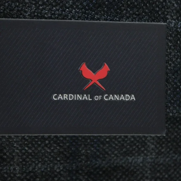 Cardinal of Canada NWT Wool Sport Coat Size 38R US In Gray & Blue Birdseye Plaid